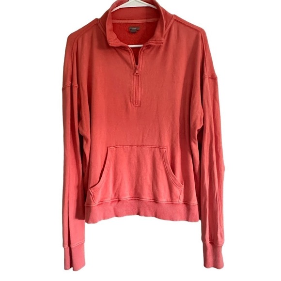 Aerie Tops - Aerie Pink/ Coral Quarter Zip